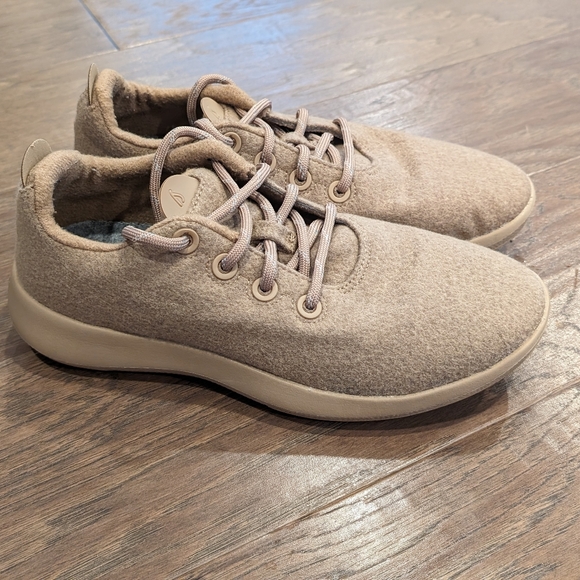 *LIMITED EDITION* Men's Allbirds Wool Runner Mizzle Sneakers - Hazy Beige - Picture 1 of 4